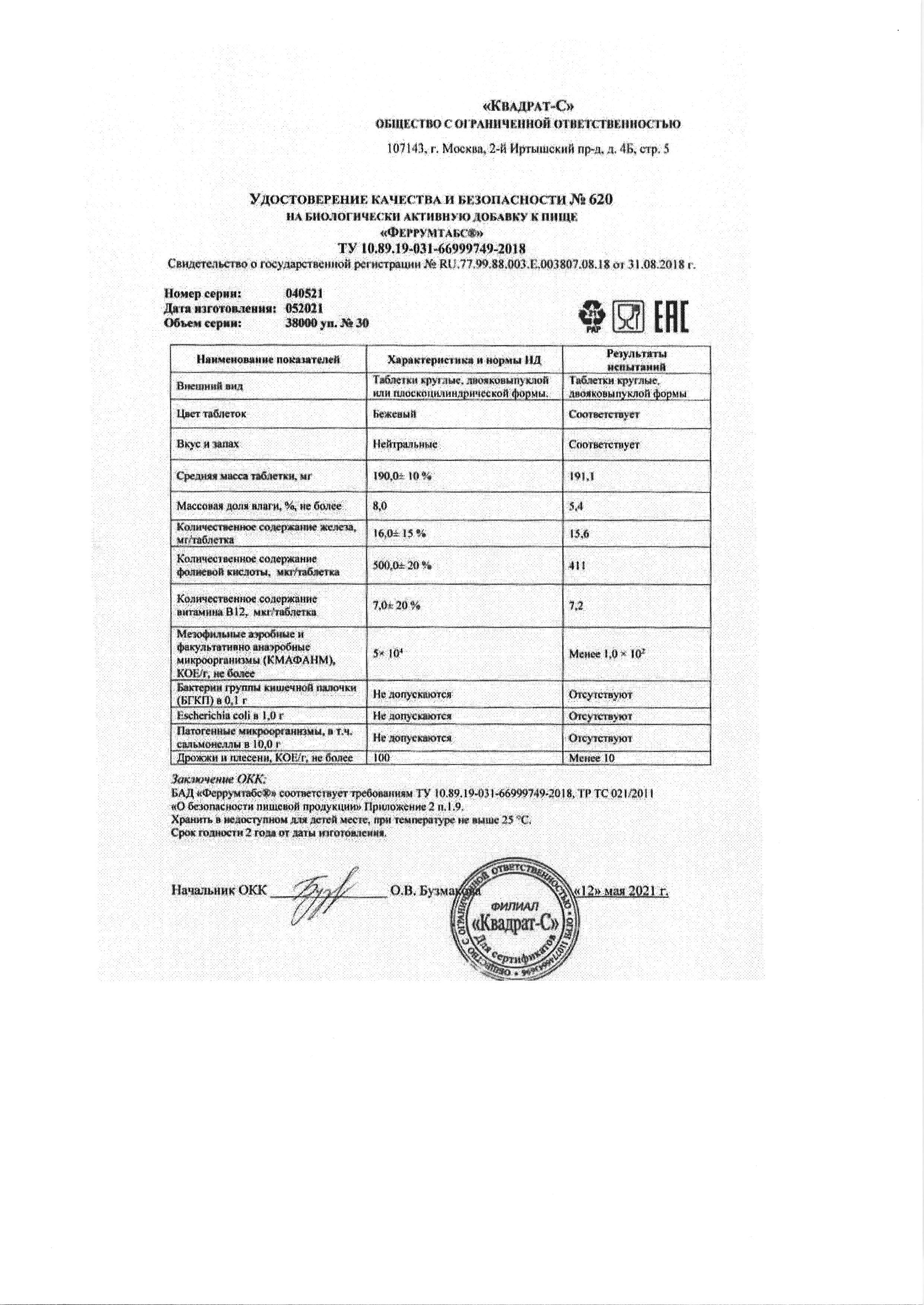 Паспорт №052021